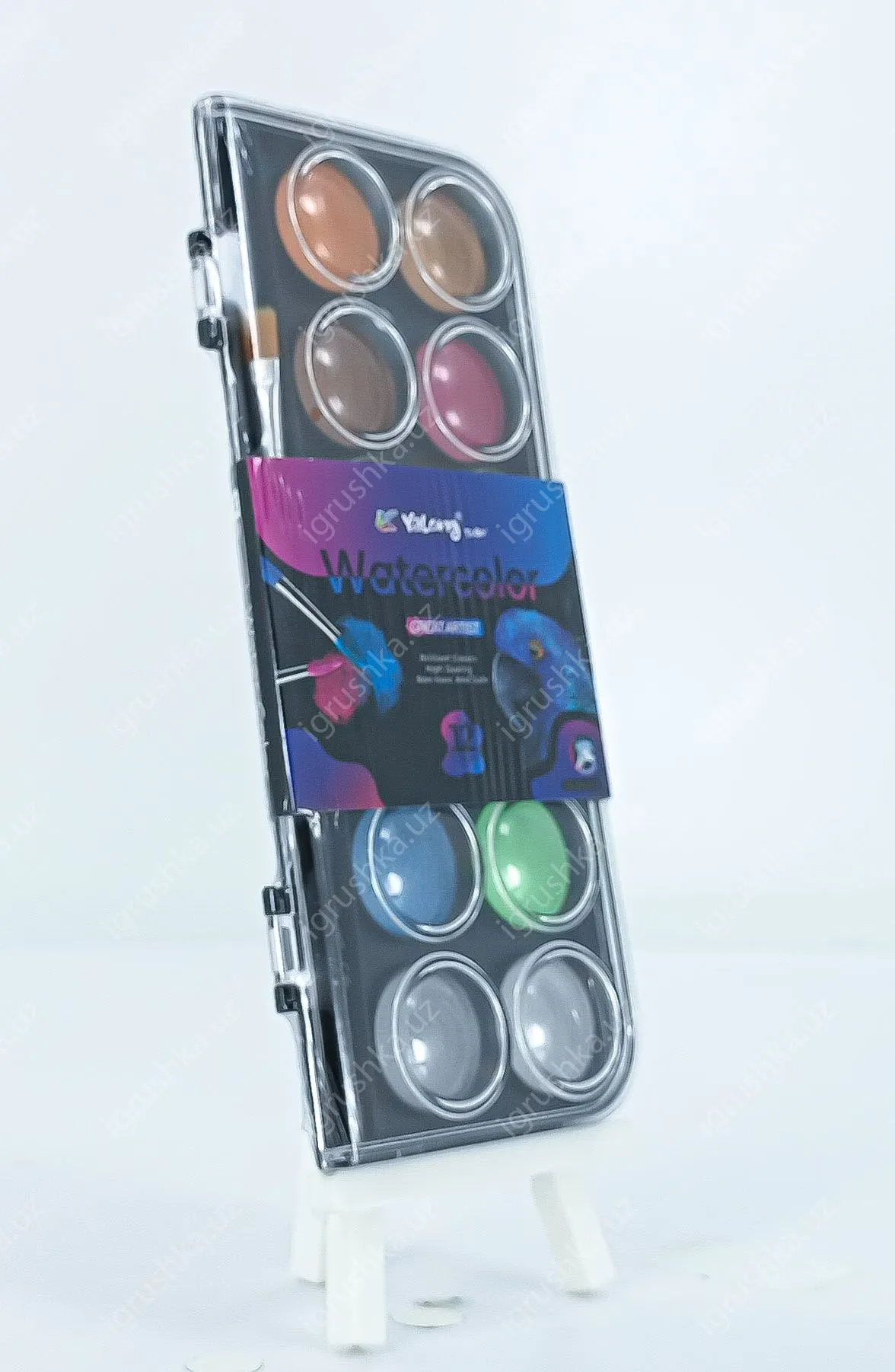 картинка Краски акварельные для рисования Yalong To Go! YL222212-12 12цвет от магазина igrushka.uz