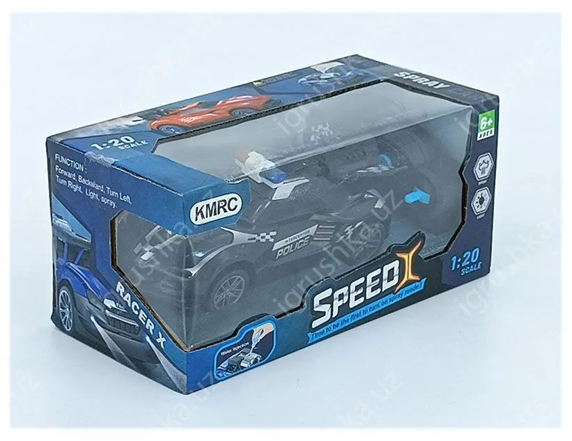 картинка Полицейская машина с дымом и с пультом 660-2 от магазина igrushka.uz