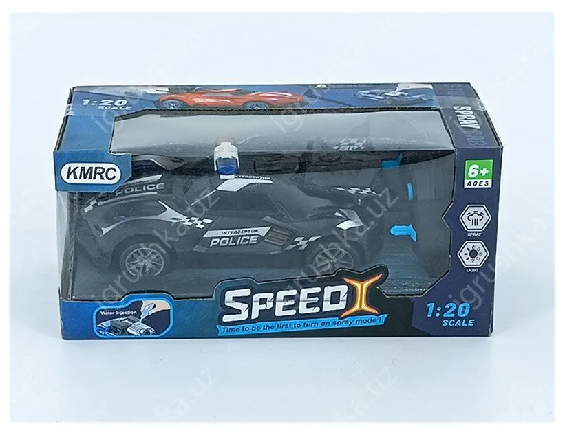 картинка Полицейская машина с дымом и с пультом 660-2 от магазина igrushka.uz