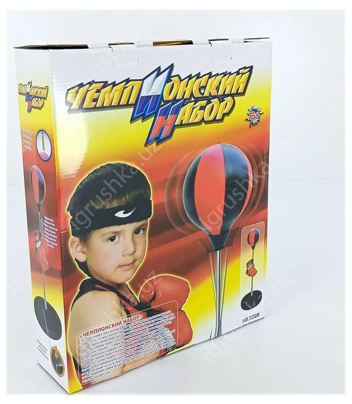 картинка Боксерский набор для детей, HONG DENG SPORT 7222b от магазина igrushka.uz