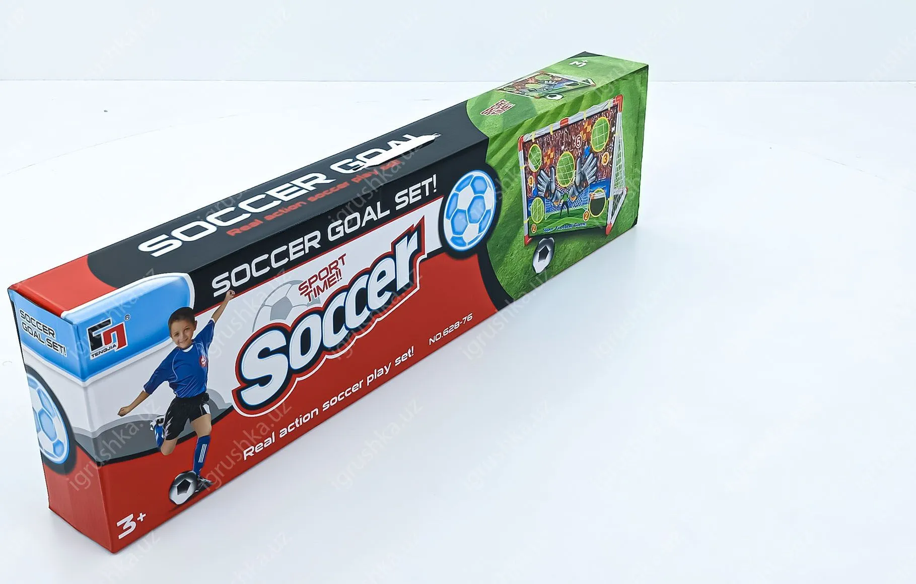картинка Игровой набор для футбольных ворот "Реальное действие" для мальчиков, спортивная игрушка для активных игр на улице, забавные спортивные игрушки для детей от магазина igrushka.uz