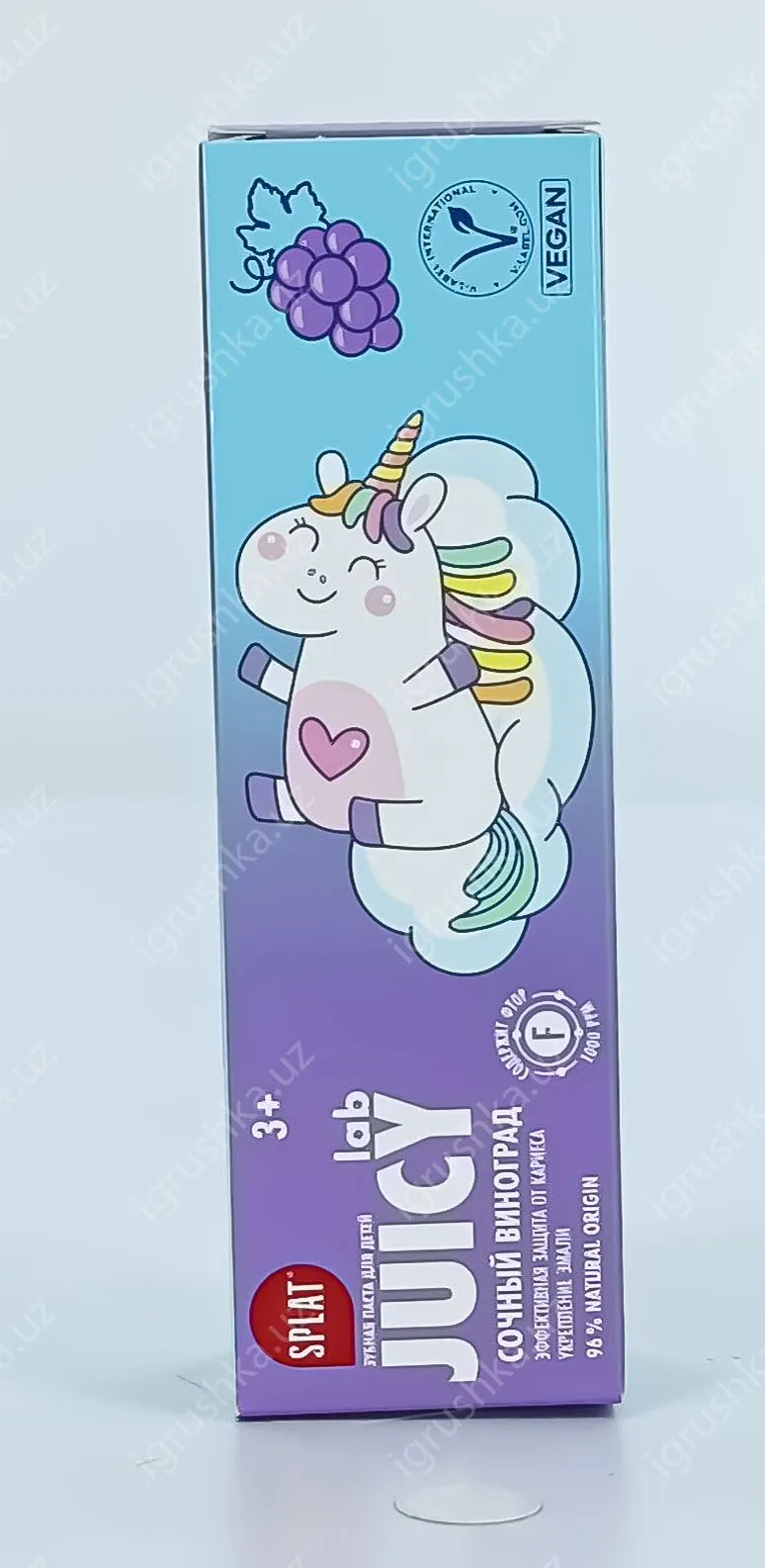 картинка Детская зубная паста SPLAT JUICY LAB с гидроксиапатитом кальция. Сочный ВИНОГРАД от магазина igrushka.uz