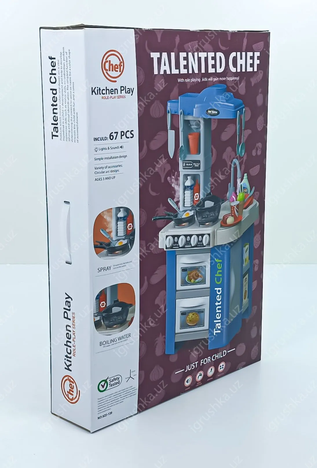 картинка Игровая кухня Talented Chef, 67 предметов, свет/звук/вода от магазина igrushka.uz