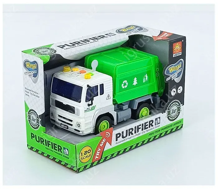 картинка Инерционный Мусоровоз (свет/звук) от магазина igrushka.uz