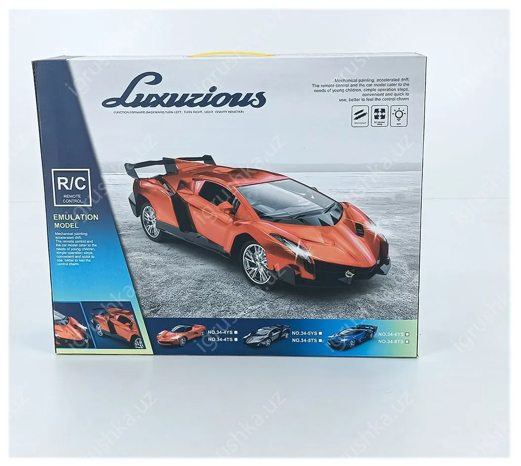 картинка Машинка на радиоуправлении с рулем LAMBORGHINI от магазина igrushka.uz