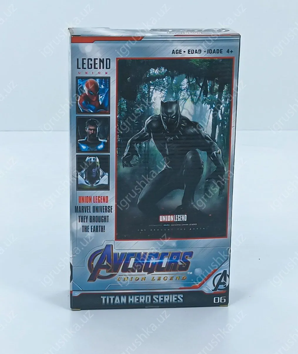 картинка 29см Фигурка игрушка супергерой "Черная пантера", игрушка для мальчика от магазина igrushka.uz