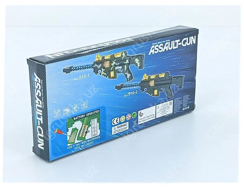 картинка Музыкальные Автоматы "ASSAULT-GUN" 910-1 от магазина igrushka.uz