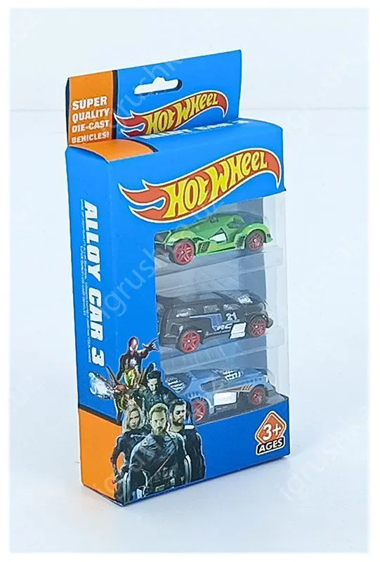 картинка Hot Wheel металлический набор из трех машинки 8635 от магазина igrushka.uz
