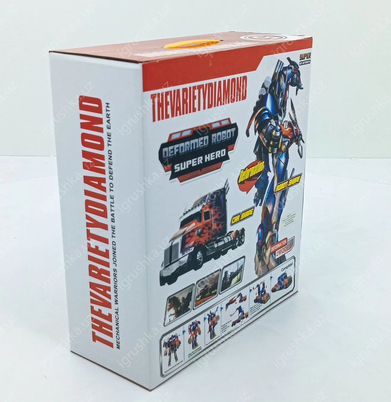 картинка Игрушка робот Deformation большой Робот Трансформер для мальчика + оружие (Оптимус прайм) от магазина igrushka.uz