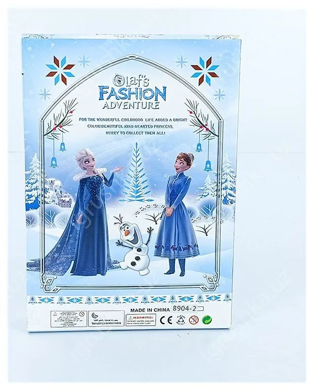 картинка Кукла «Холодное сердце» Анна и Эльза + снеговик от магазина igrushka.uz
