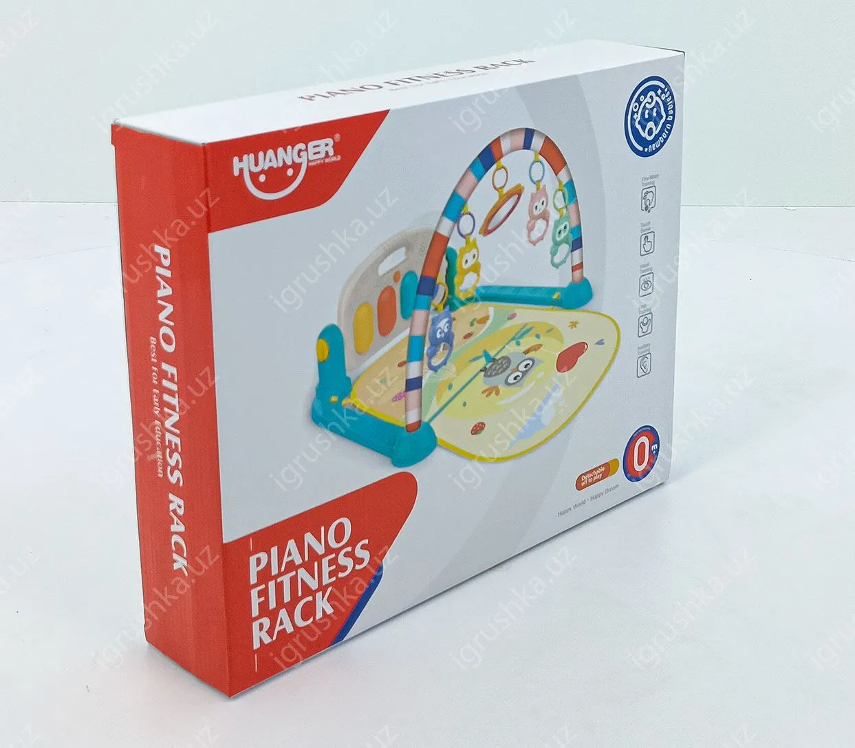 картинка Развивающие коврики Huanger Многофункциональное пианино для новорожденных 0650 от магазина igrushka.uz