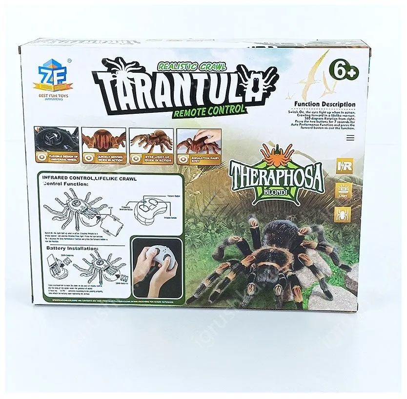 картинка EBORUI RC Паук дистанционного управления THERAPHOSA от магазина igrushka.uz