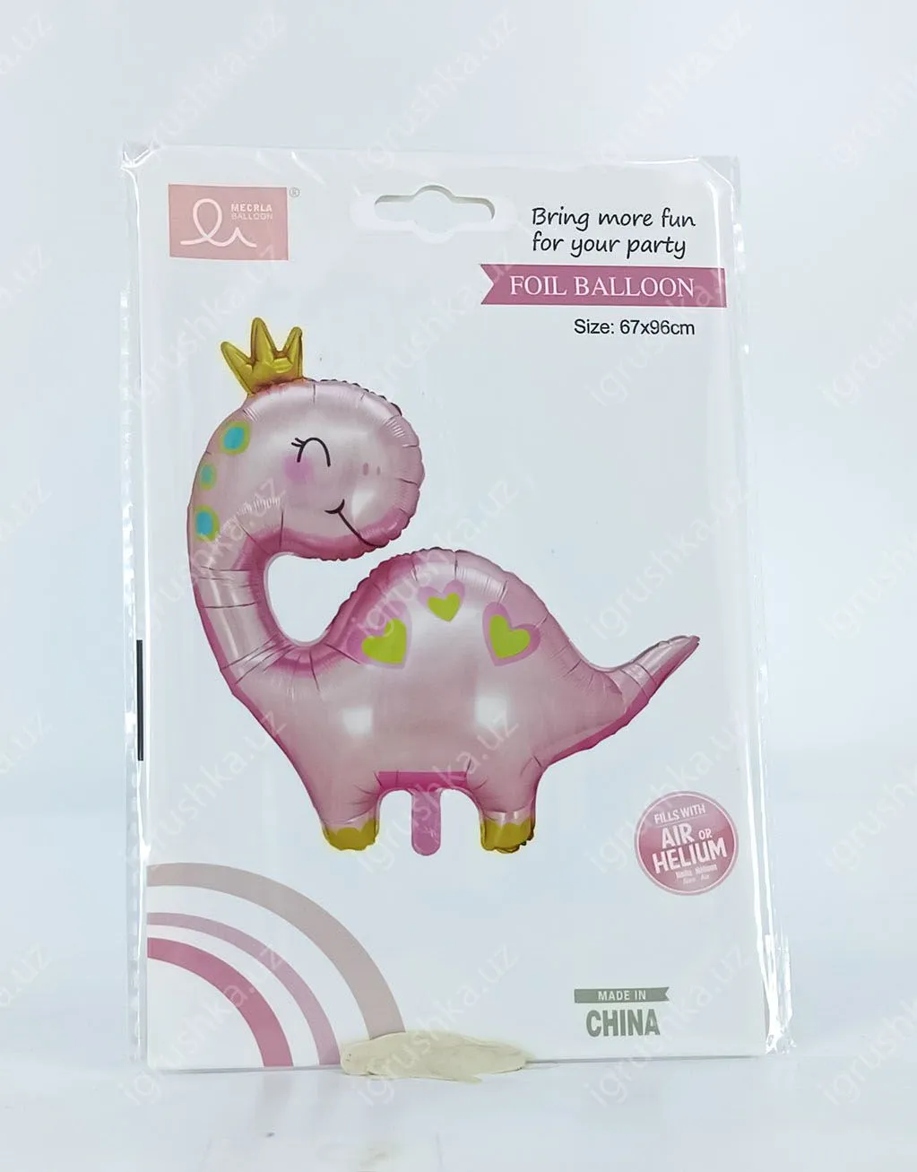 картинка Шар фольгированный, Динозаврик 1PCS 67x96 от магазина igrushka.uz