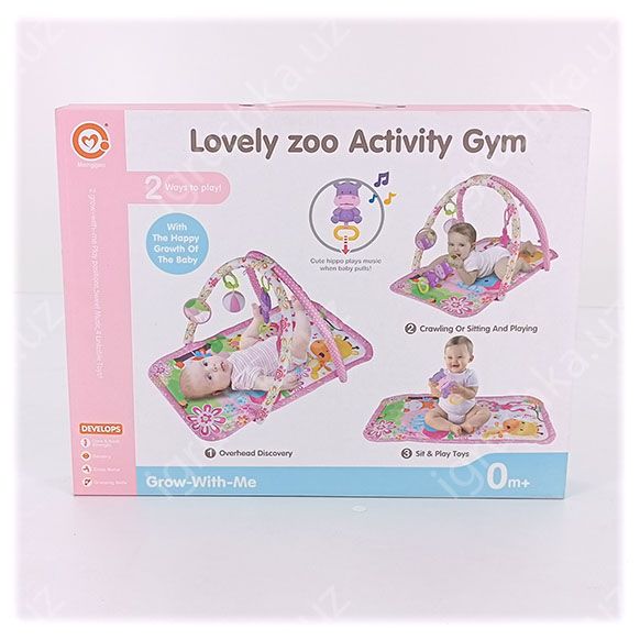 картинка Развивающие коврик Lovely zoo Activity Gym от магазина igrushka.uz