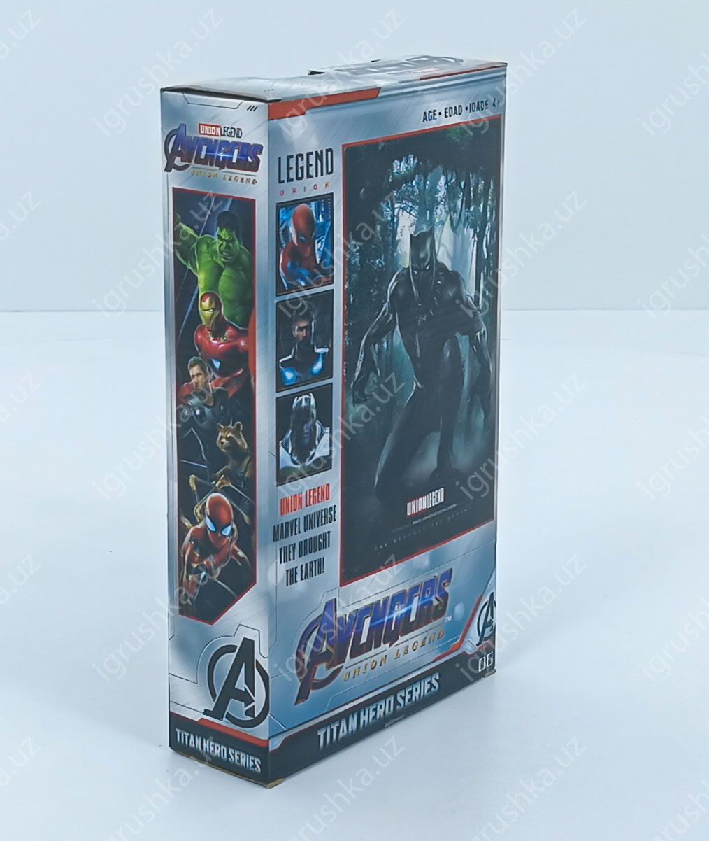 картинка 29см Фигурка Черная Пантера Titan Hero Series со светом и звуком (Union Legend) от магазина igrushka.uz