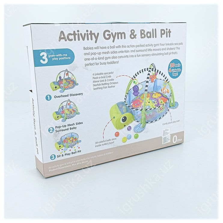 картинка Развивающие коврик Activity Gym & Ball Pit от магазина igrushka.uz