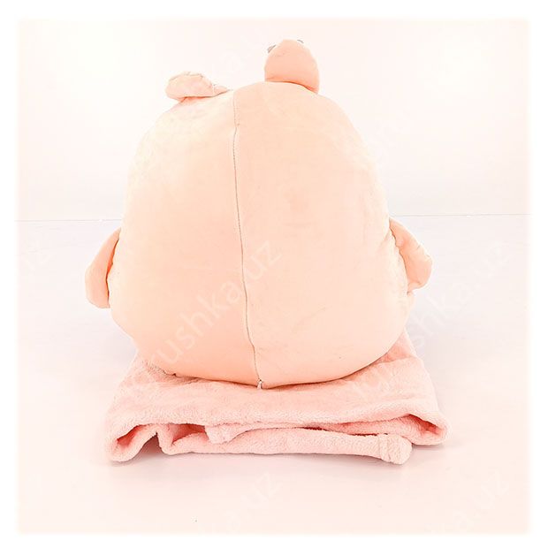 картинка Свинка (плед + подушка) 3в1 40см от магазина igrushka.uz