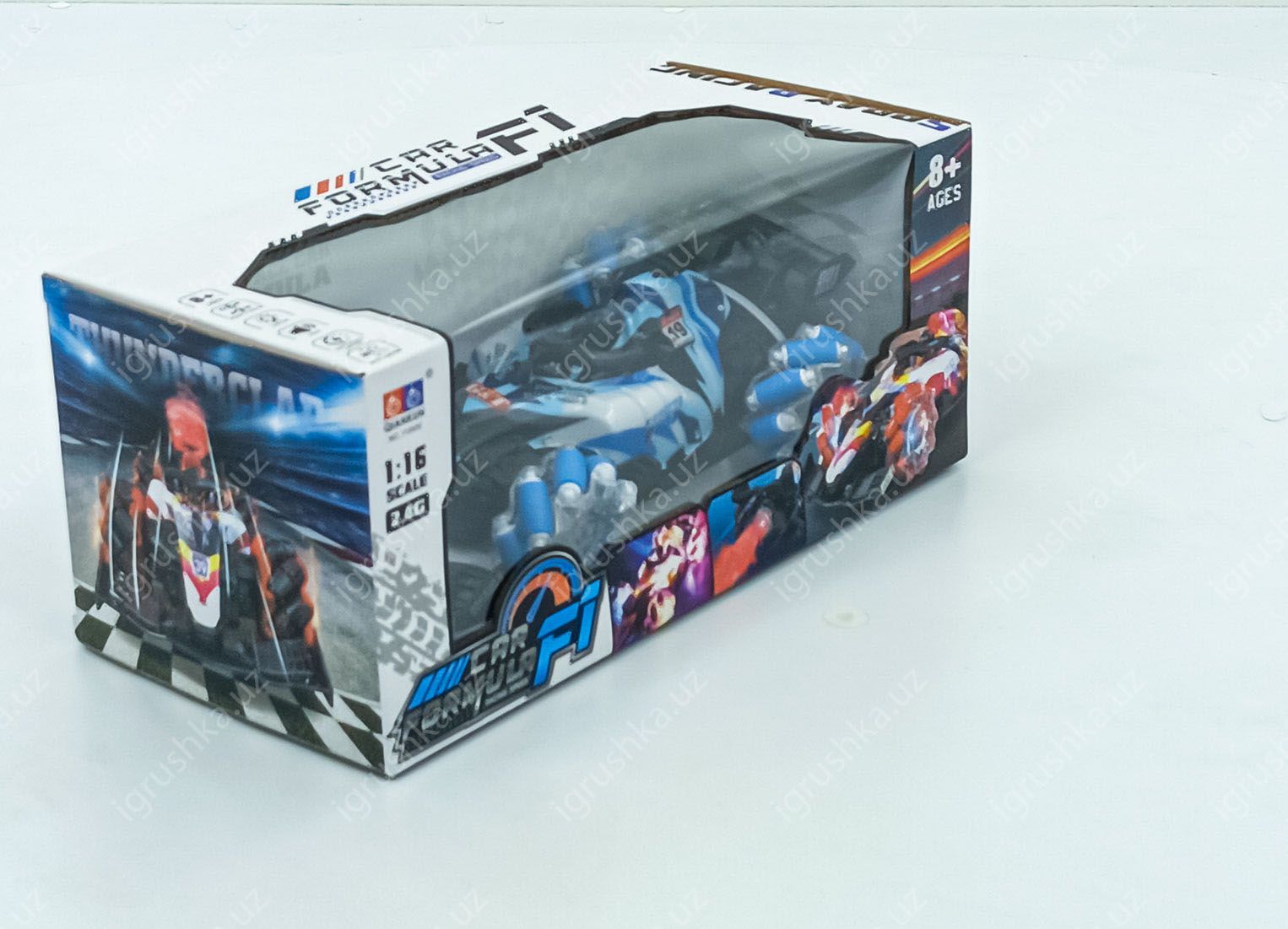 картинка Игрушка трюковая Super машинка на радиоуправлении с дымом F1 от магазина igrushka.uz