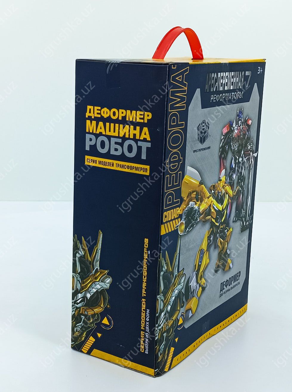 картинка Робот Игрушечный трансформер Бамблби, 28 см от магазина igrushka.uz