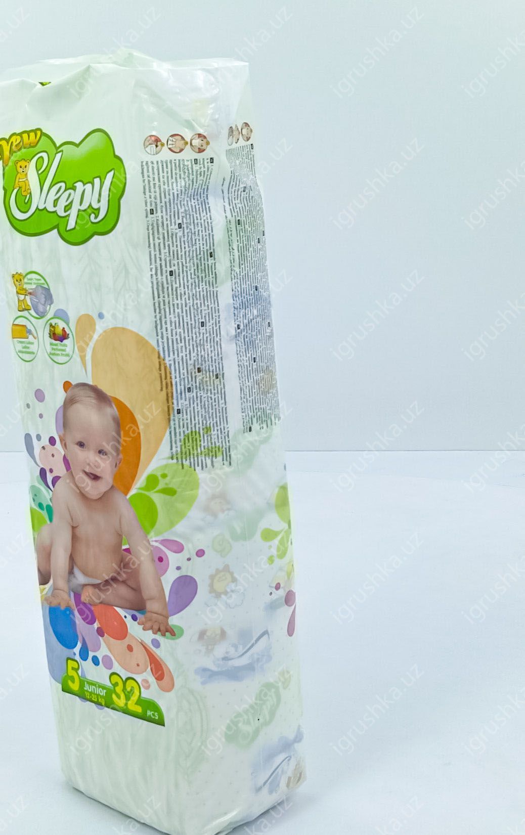 картинка Детские подгузники New Sleepy 11-18 кг 5-Младший 32 шт от магазина igrushka.uz