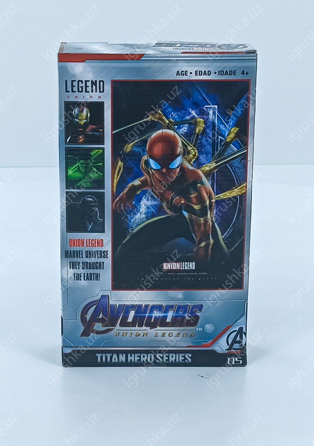 картинка 29см Фигурка Человека-паука (Iron Spider) Titan Hero Series со светом и звуком от магазина igrushka.uz