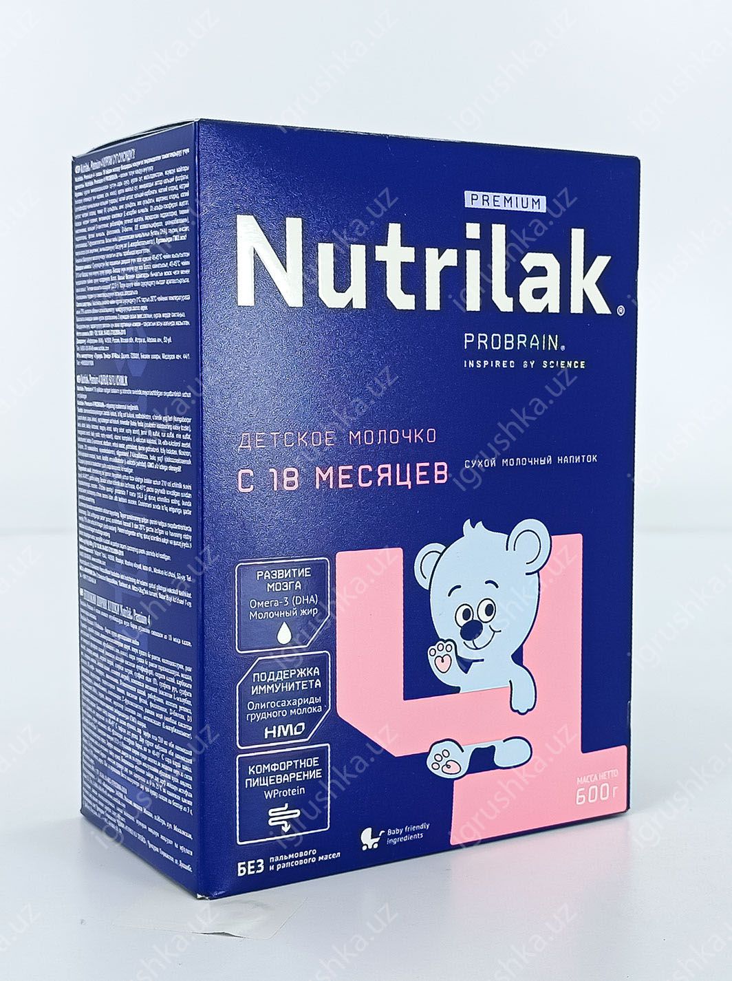 картинка Nutrilak Premium 4 Сухой молочный напиток. Для детей старше 18 месяцев 600гр. от магазина igrushka.uz