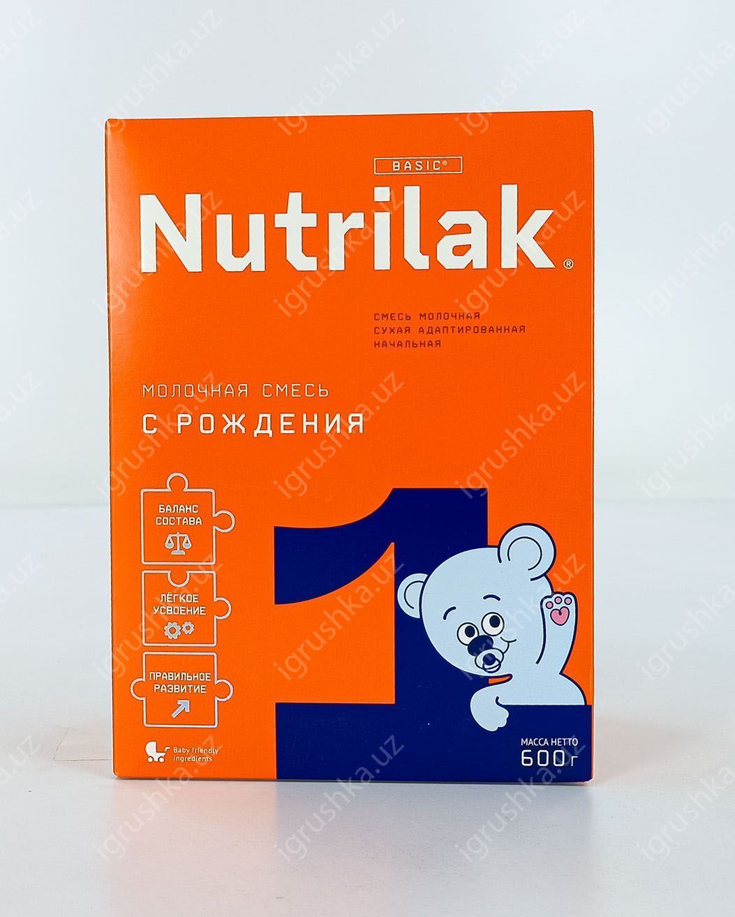 картинка Nutrilak 1 Смесь молочная сухая адаптированная начальная. Для детей с 0 до 6 месяцев 600гр. от магазина igrushka.uz