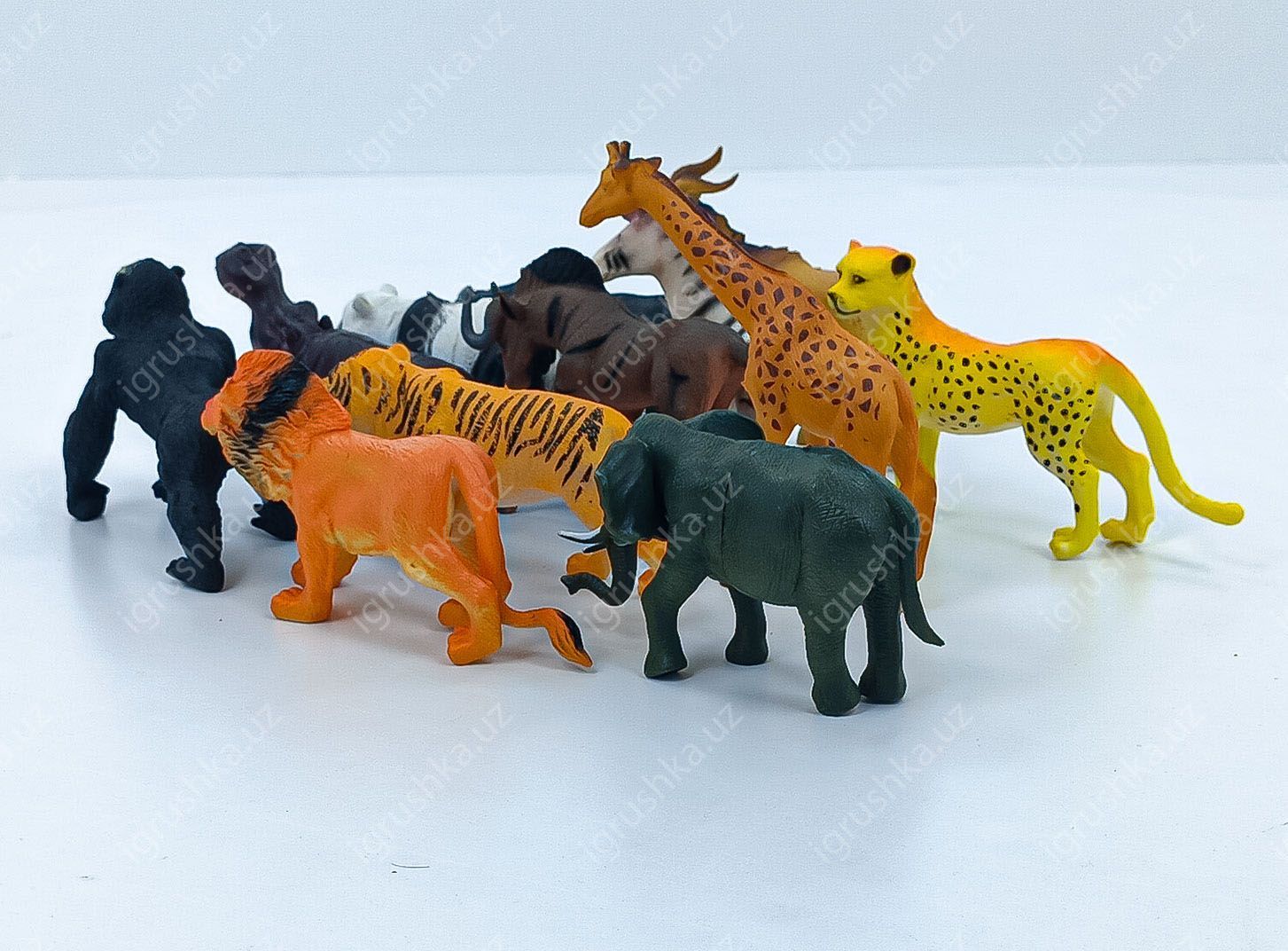 картинка Фигурки животных "Дикие животные"World Animals 12 шт. от магазина igrushka.uz