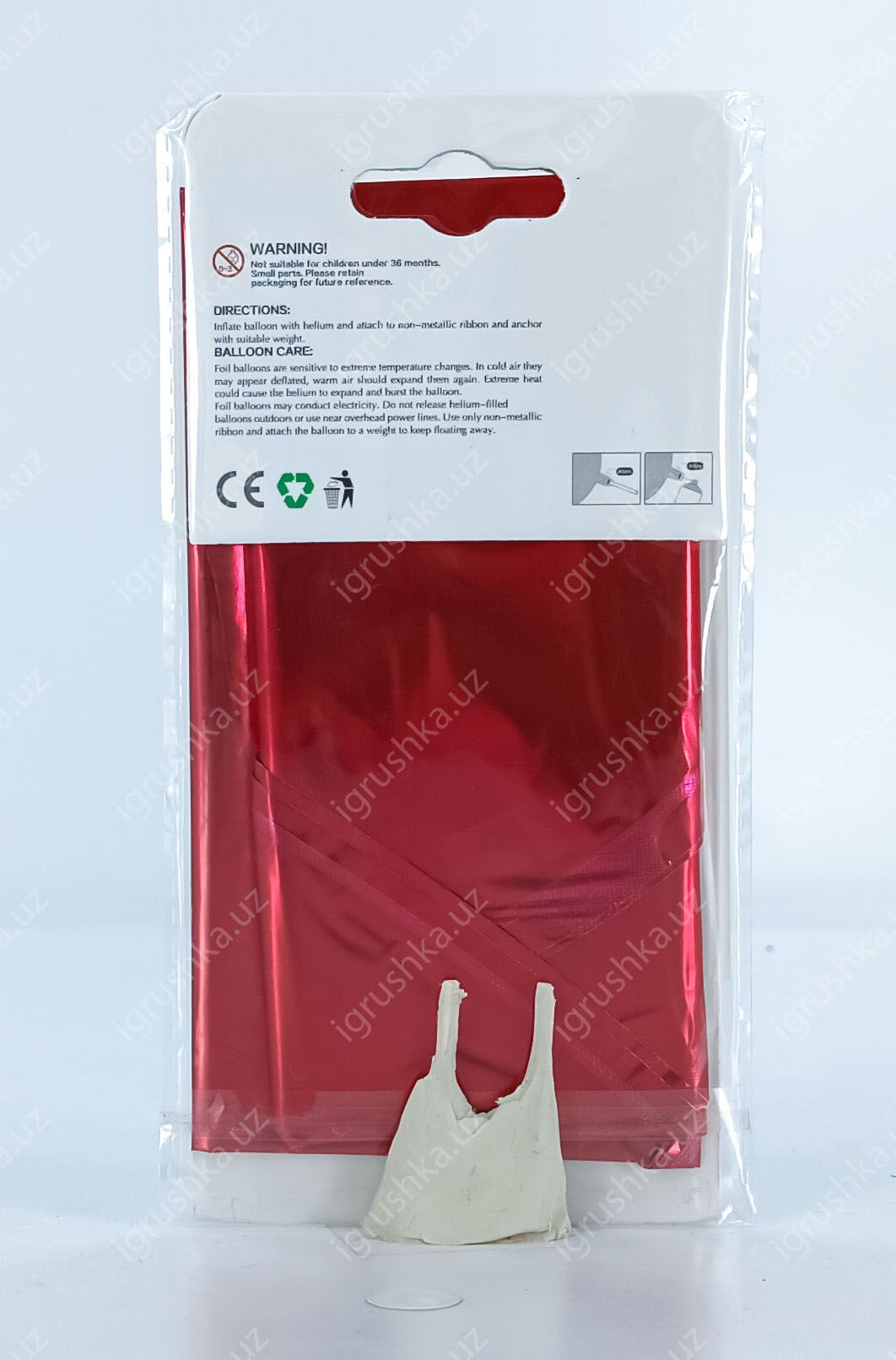 картинка Шарик фольгированный HEARTS Balloons 2 шт. 45 см. от магазина igrushka.uz