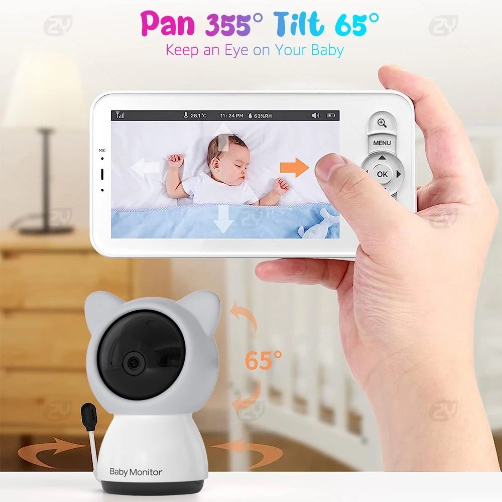 картинка WiFi Baby Monitor BABY 5 ZY от магазина igrushka.uz