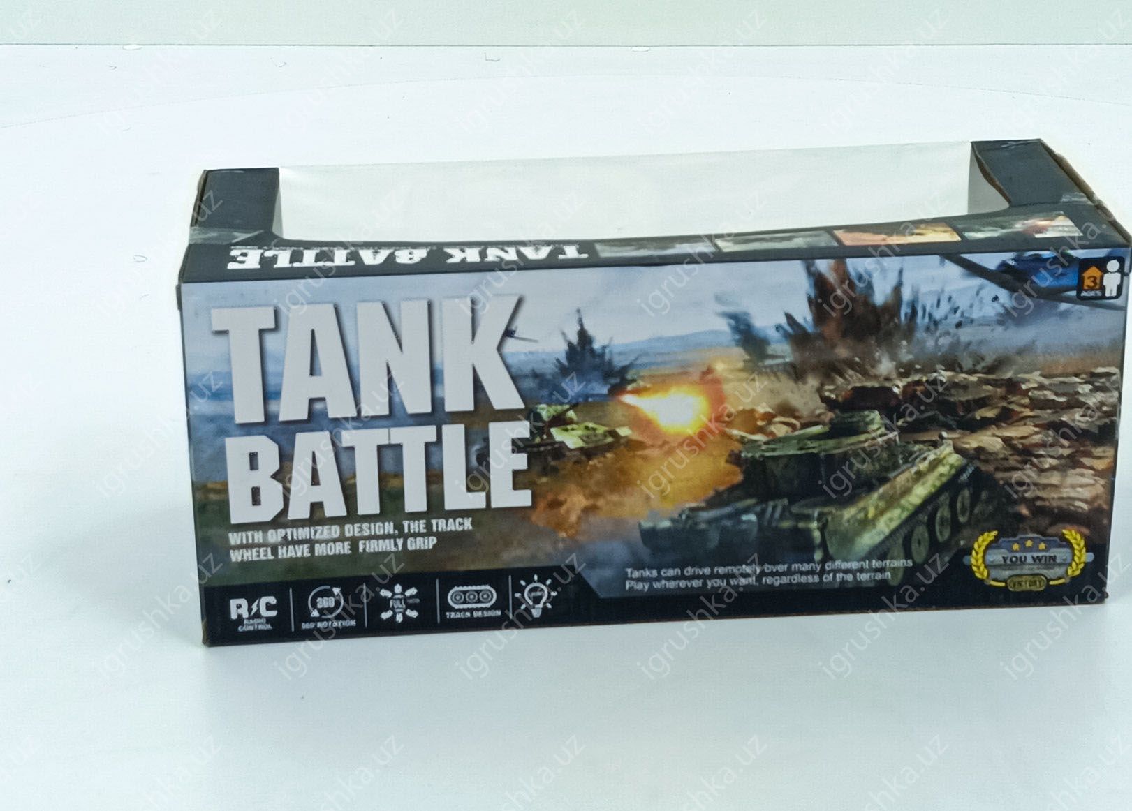 картинка Танк на радиоуправлении (TANK BATTLE) от магазина igrushka.uz