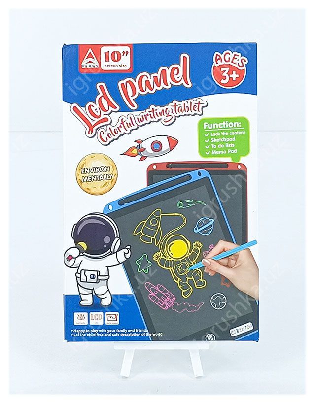 картинка Детский планшет доска для рисования со стилусом LCD Writing Tablet, 10" для детей от магазина igrushka.uz