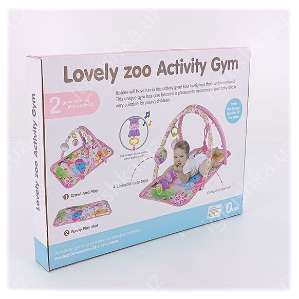 картинка Развивающие коврик Lovely zoo Activity Gym от магазина igrushka.uz