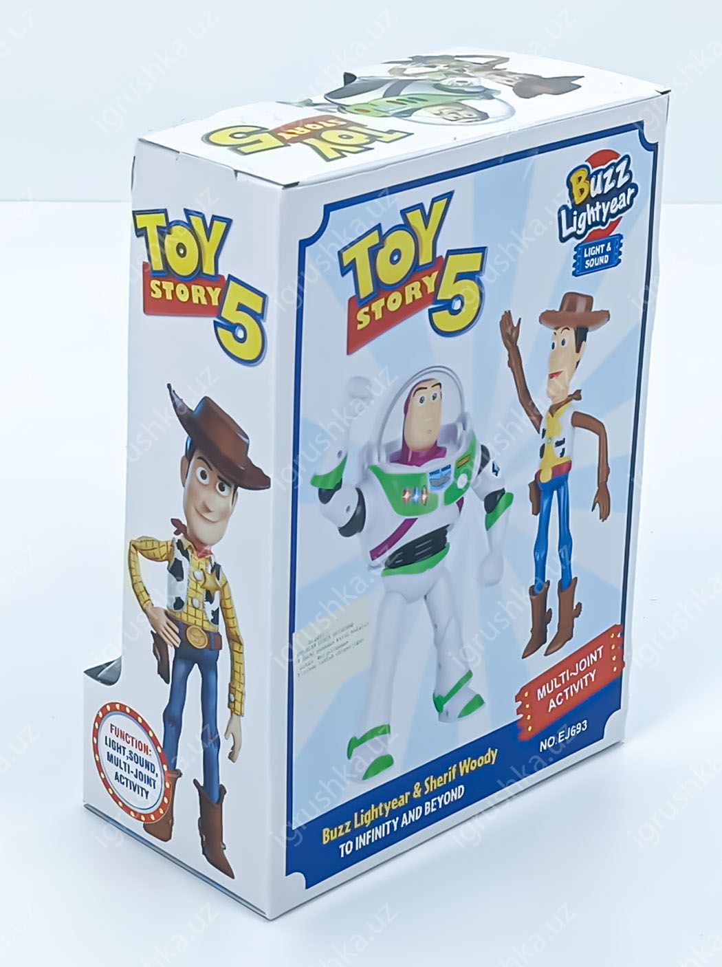 картинка История игрушек Базз Лайтер и Вуди Игрушечная кукла Combo Duo (toy story 5) от магазина igrushka.uz