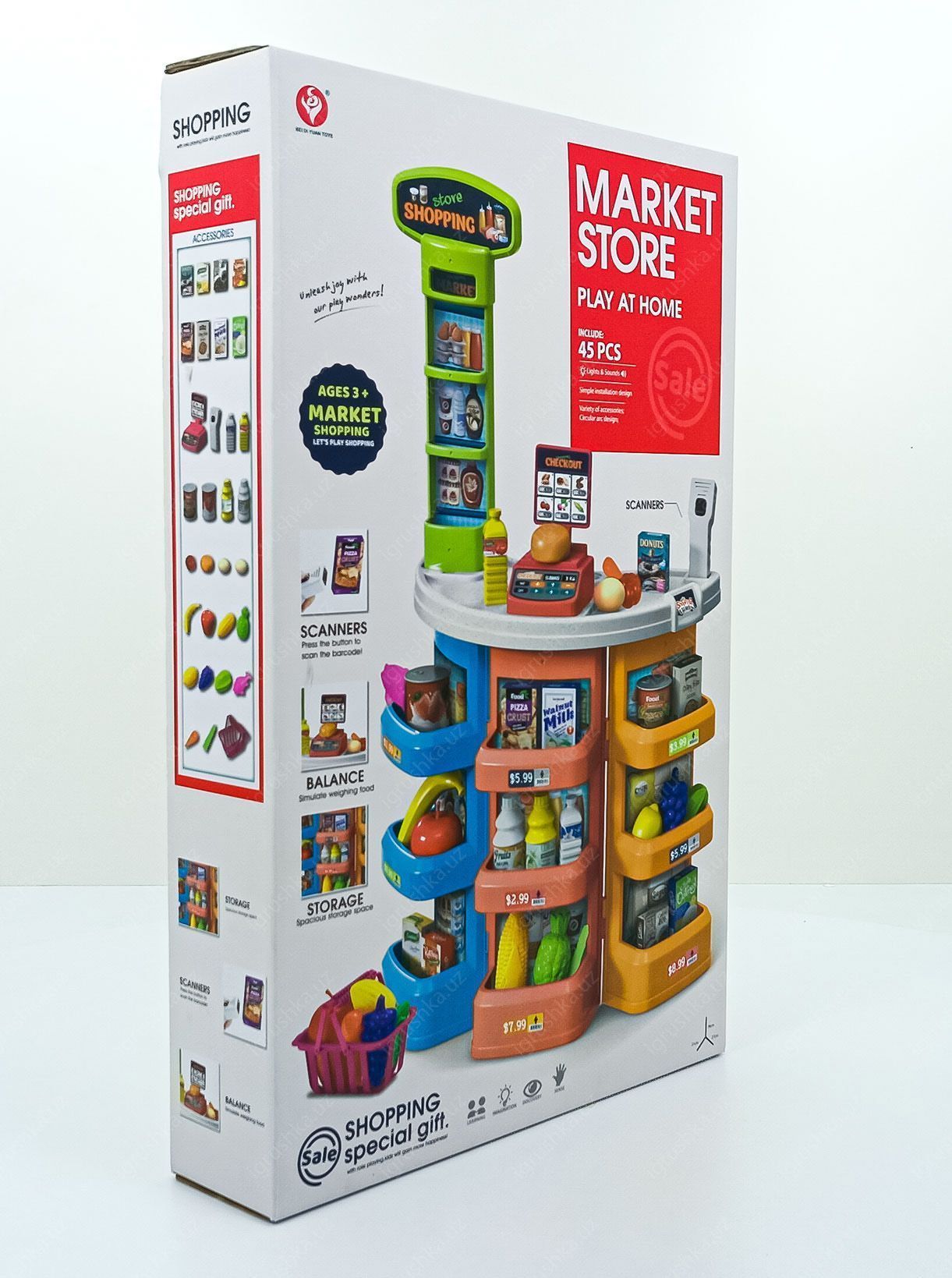 картинка Игровой набор "Супермаркет" (Market Store), предназначенный для детей от 3 лет от магазина igrushka.uz