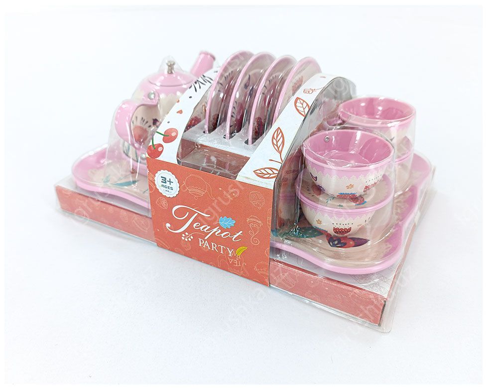 картинка Teapot PARTY Розовый чайник для воды для маленьких девочек от магазина igrushka.uz