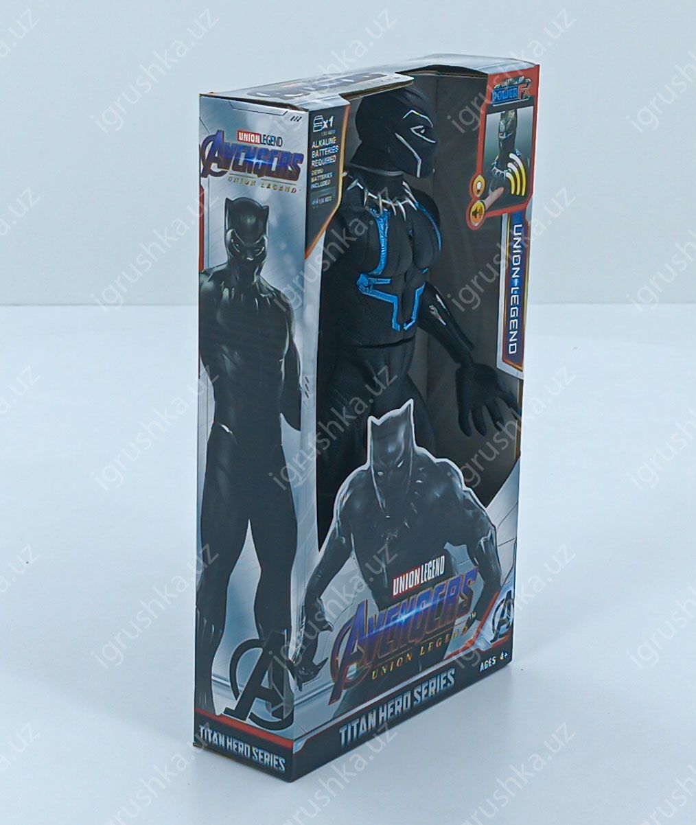 картинка 29см Фигурка Черная Пантера Titan Hero Series со светом и звуком (Union Legend) от магазина igrushka.uz