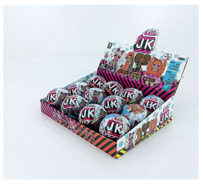 картинка Куклы LOL J.K. Series 1 в шарах.1 упак*12 штук.Ø 10 см. Цена за 1 штук. 1205 от магазина igrushka.uz