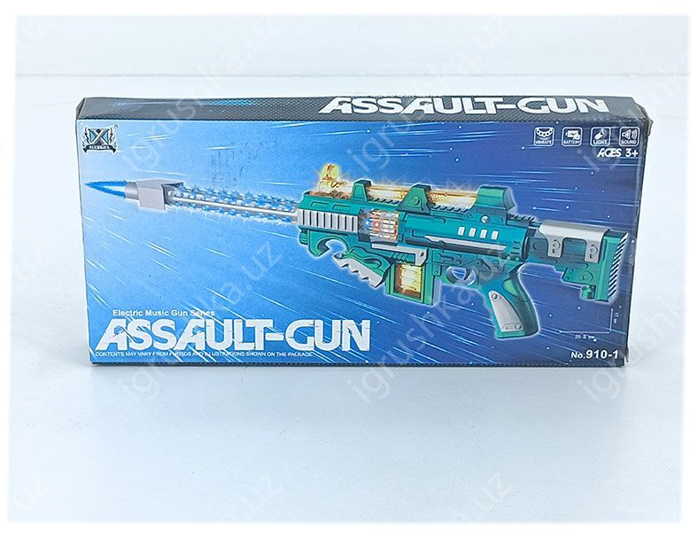 картинка Музыкальные Автоматы "ASSAULT-GUN" 910-1 от магазина igrushka.uz