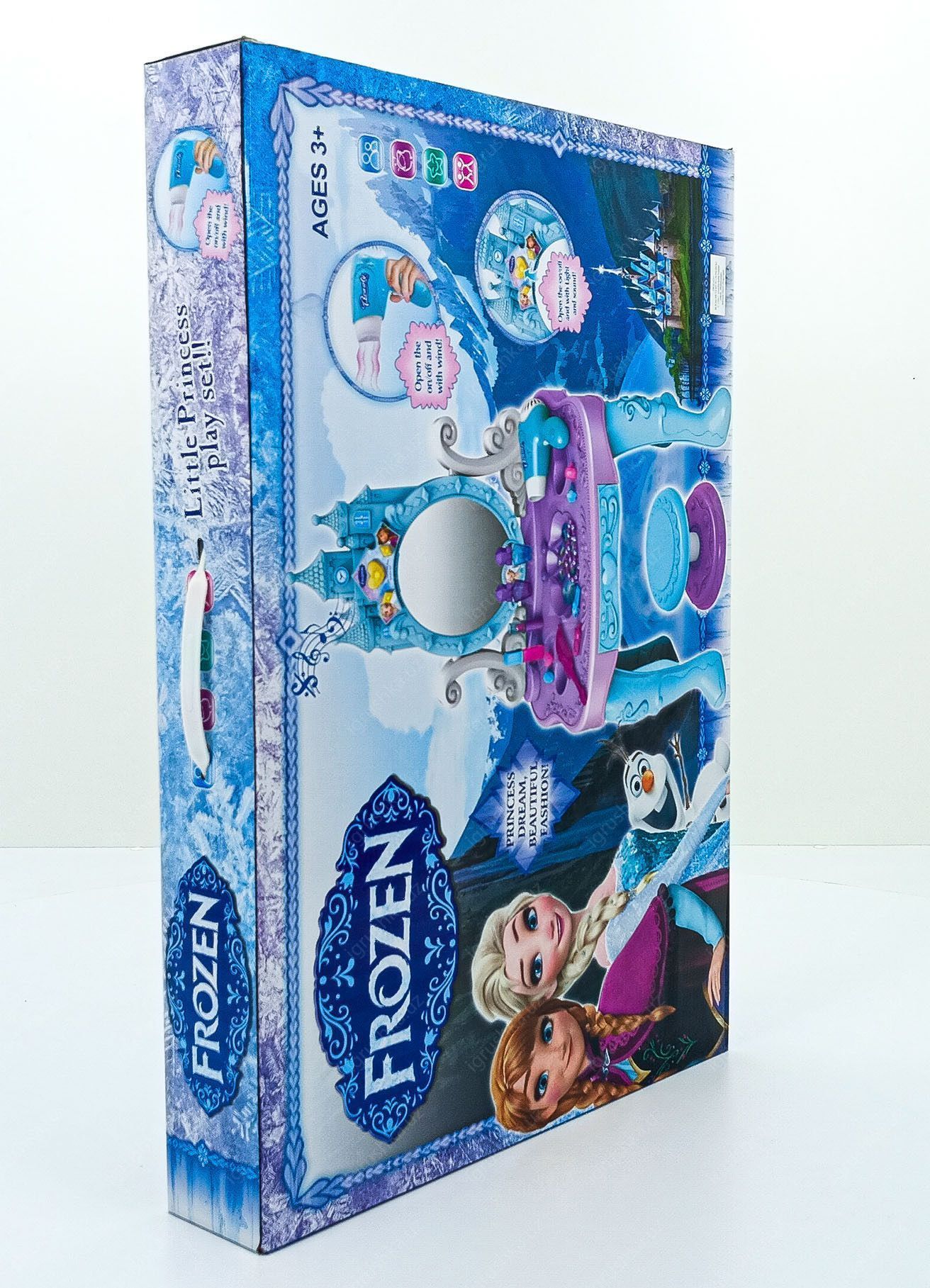 картинка Детский туалетный стоик Frozen с зеркалом, светом и звуком, 3+ (NO.V99868-B) от магазина igrushka.uz