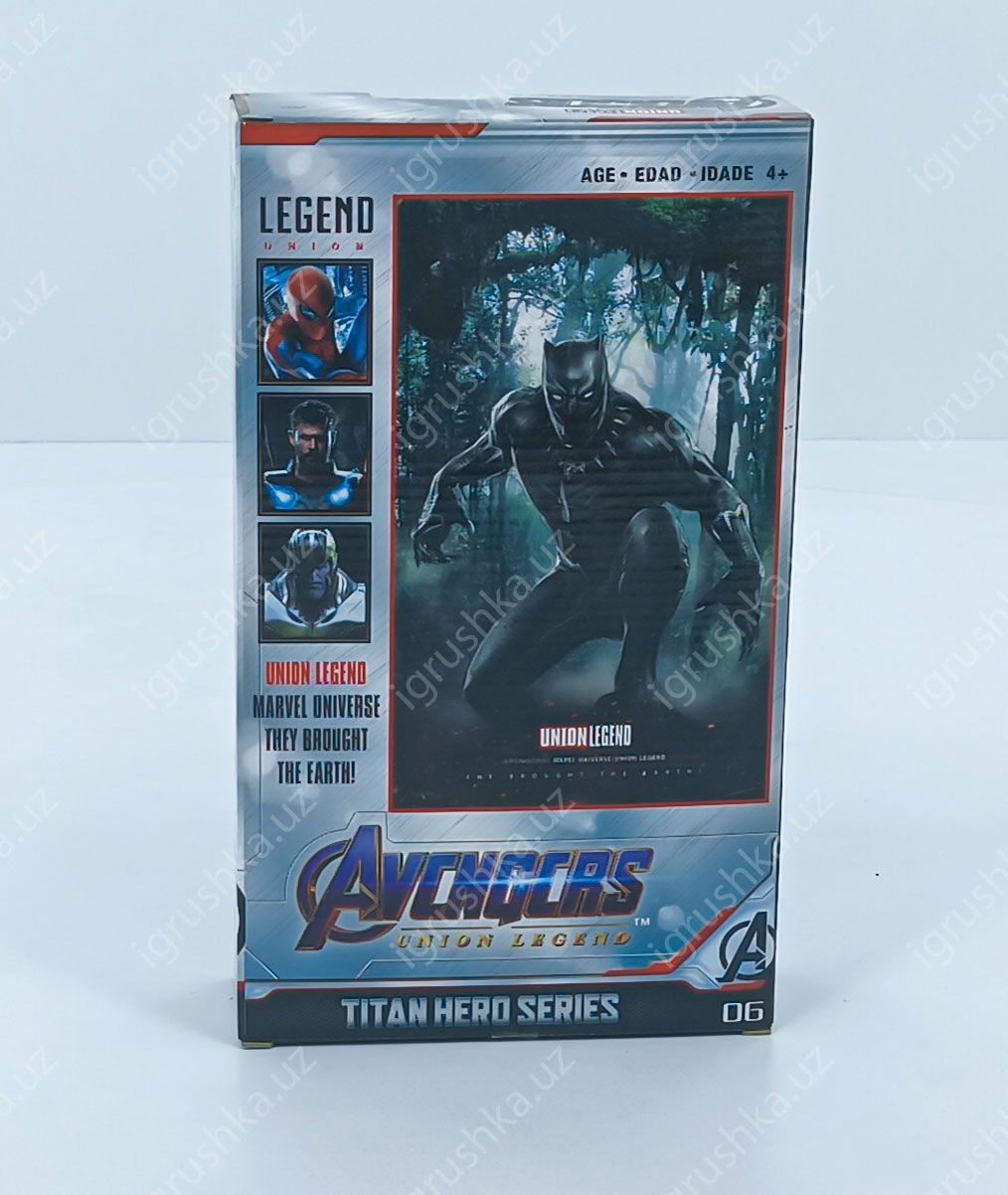 картинка 29см Фигурка Черная Пантера Titan Hero Series со светом и звуком (Union Legend) от магазина igrushka.uz