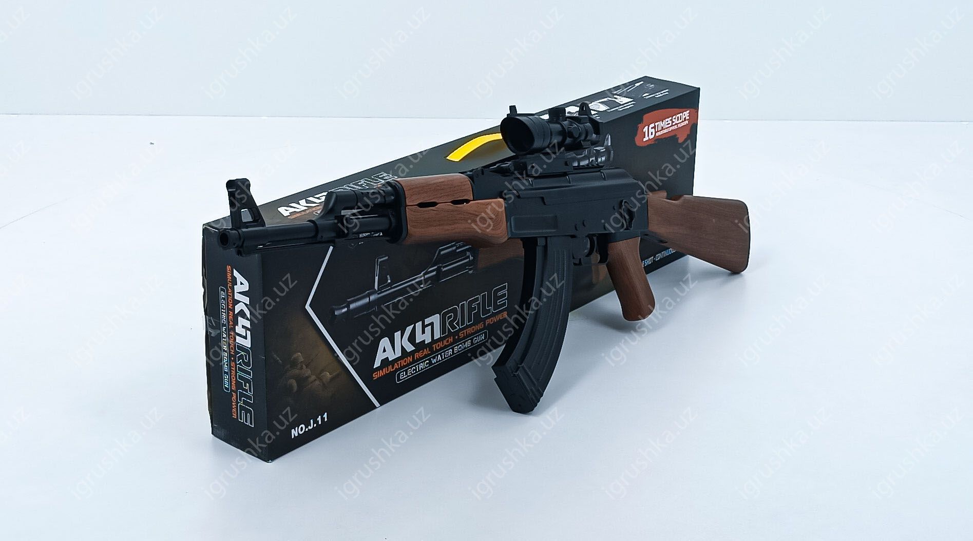 картинка Детская пневматическая орбизное винтовка АК-47 NO.J.11 от магазина igrushka.uz