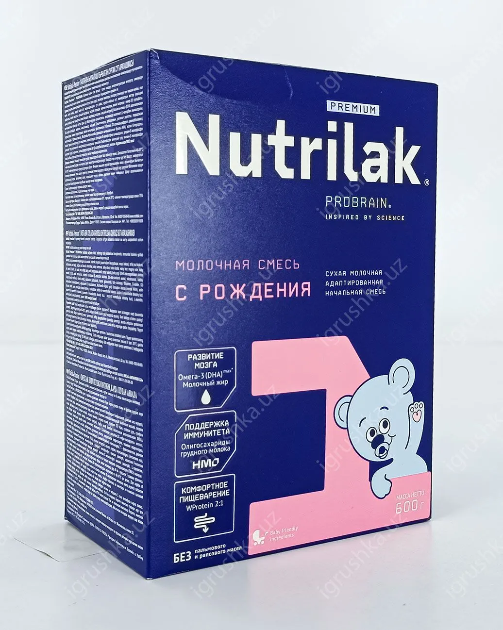 картинка Nutrilak Premium 1 Смесь молочная сухая адаптированная начальная. Для детей с 0 до 6 месяцев 600 гр от магазина igrushka.uz