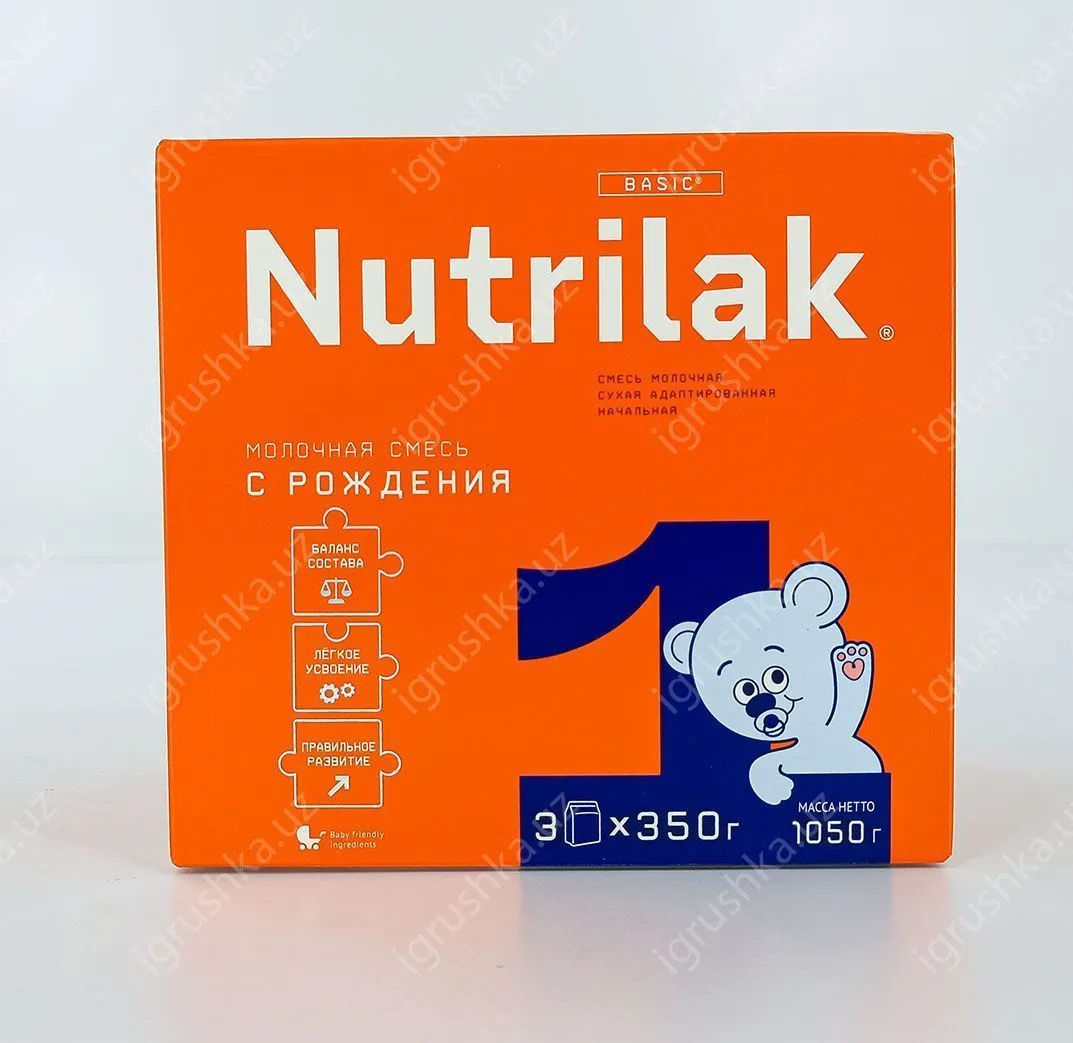 картинка Nutrilak 1 Смесь молочная сухая адаптированная начальная. Для детей с 0 до 6 месяцев 1050гр. от магазина igrushka.uz