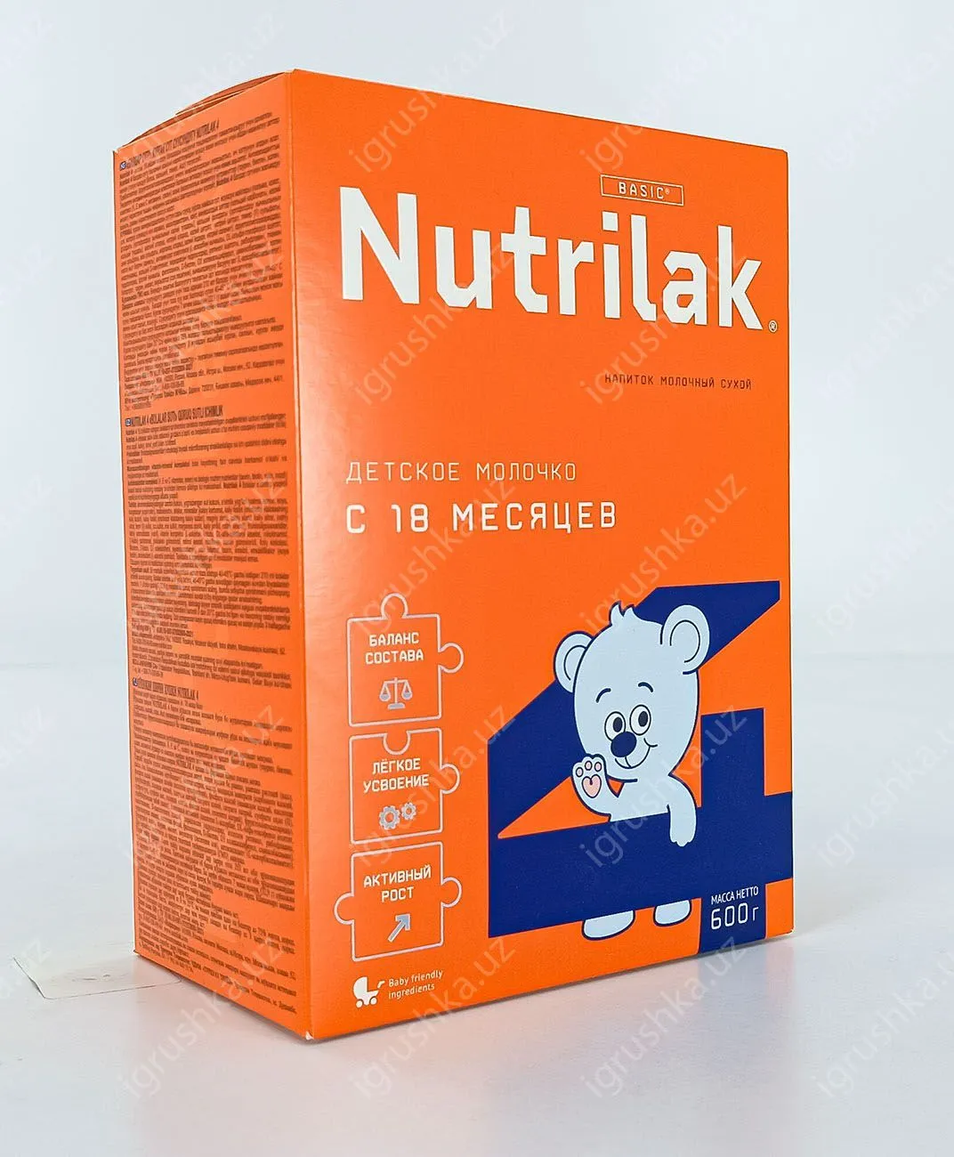 картинка Nutrilak 4 Напиток молочный сухой для дополнительного питания детей. Для детей старше 18 месяцев 600гр. от магазина igrushka.uz