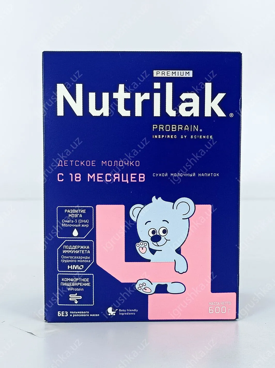 картинка Nutrilak Premium 4 Сухой молочный напиток. Для детей старше 18 месяцев 600гр. от магазина igrushka.uz