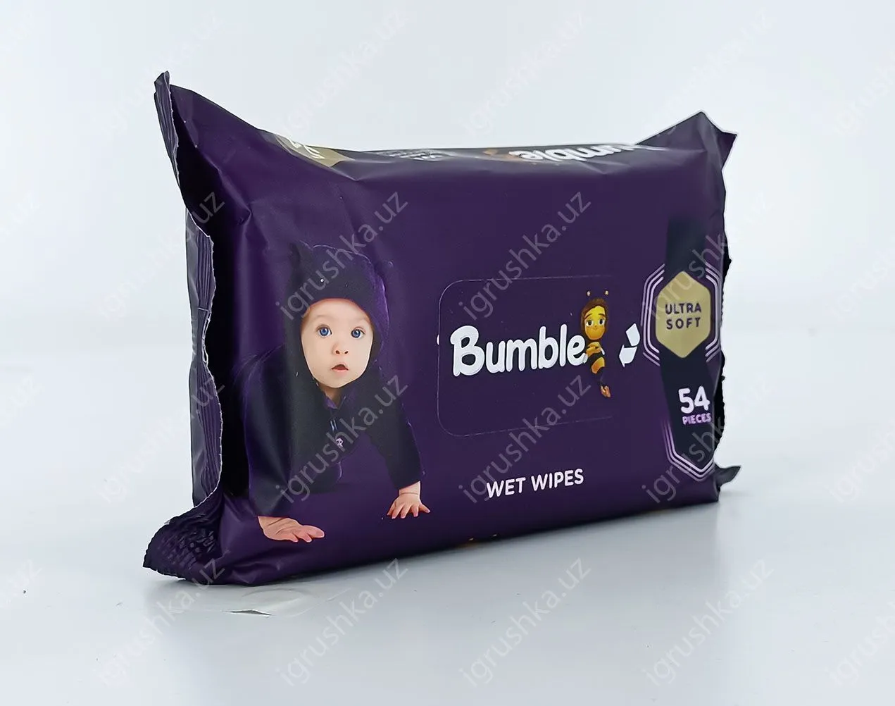 картинка Детские влажные салфетки Bumble Wet Wipes 54 шт. от магазина igrushka.uz