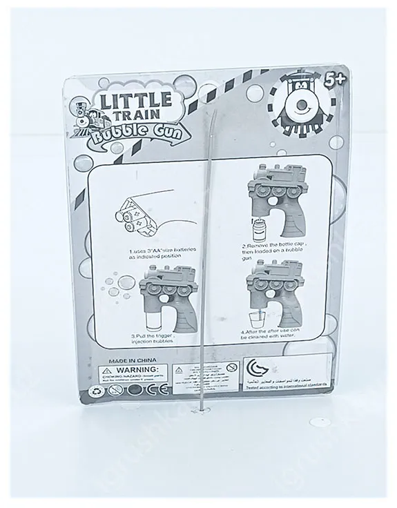 картинка Пистолет мыльные пузыри Bubble gun Little Train 1042 от магазина igrushka.uz