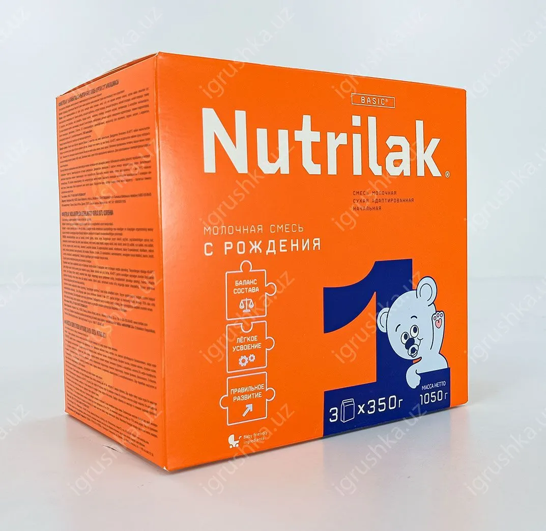 картинка Nutrilak 1 Смесь молочная сухая адаптированная начальная. Для детей с 0 до 6 месяцев 1050гр. от магазина igrushka.uz