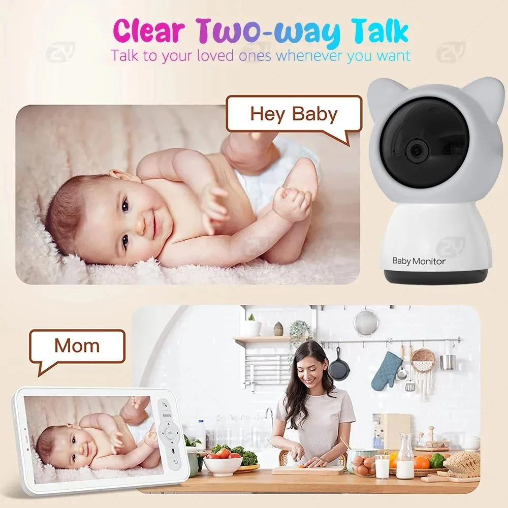 картинка WiFi Baby Monitor BABY 5 ZY от магазина igrushka.uz